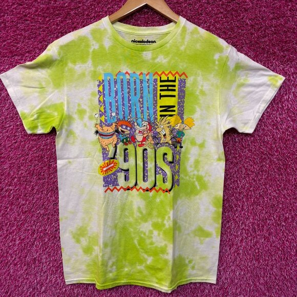 Nickelodeon Born In The 90s tiedye Tshirt size medium - Picture 1 of 4